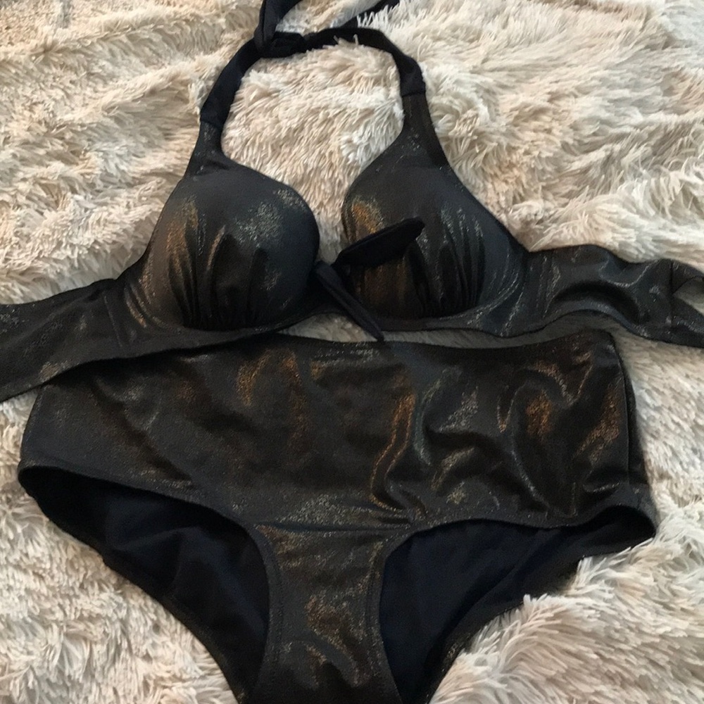 2 piece bathing suit.
